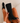 Pattern High Boots - Black