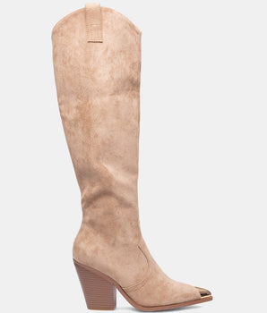 Roxy Suedine Khaki Boots