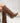 Braun Fringle Suedine Stiefel mit Blockabsatz