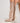 Taupe Fringle Suedine Stiefel mit Blockabsatz