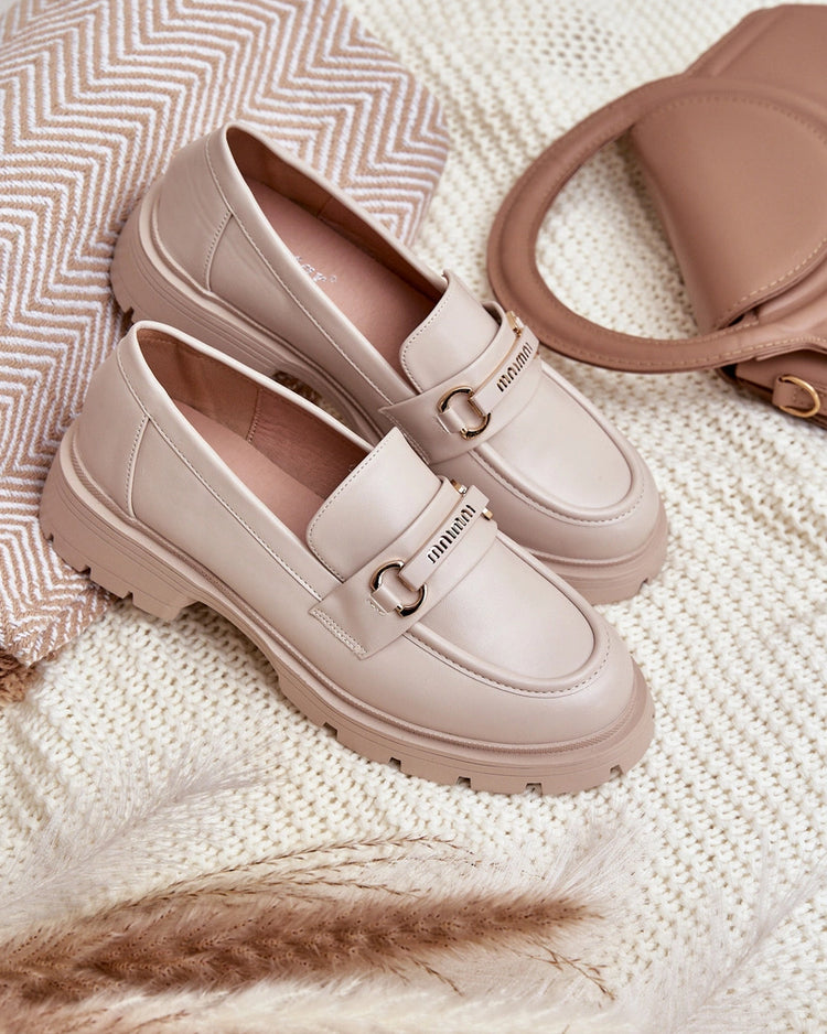 Savannah Beige Mocassin