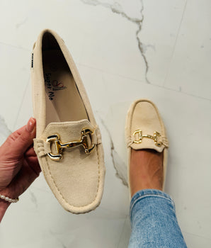 Selena Beige Loafer