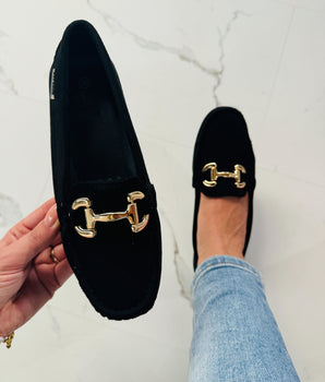 Selena Black Loafer