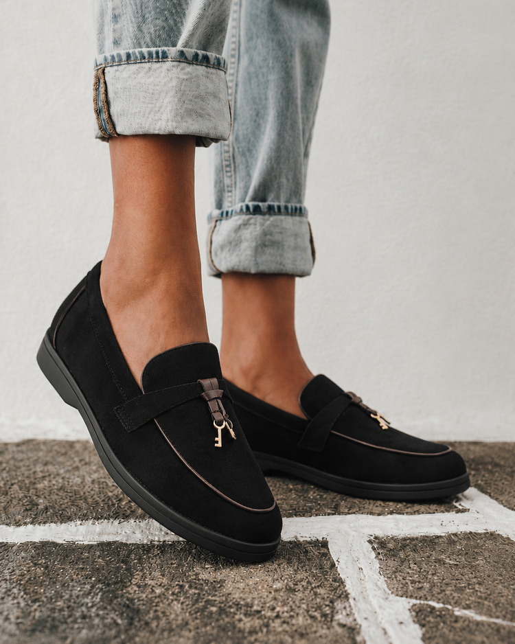 Shanna Black Loafers