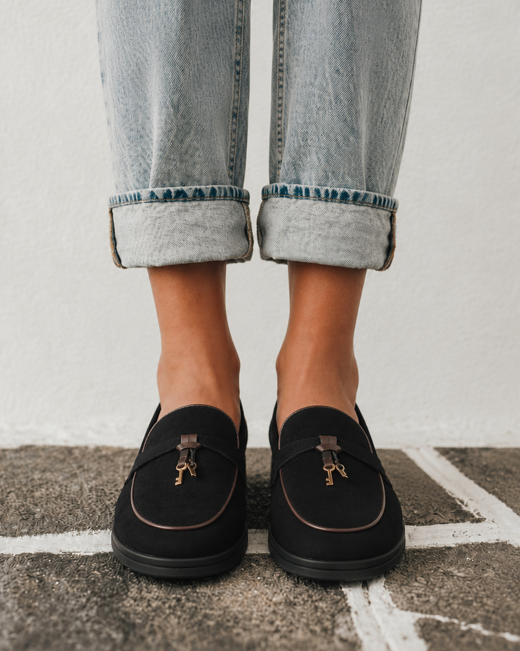 Shanna Black Loafers