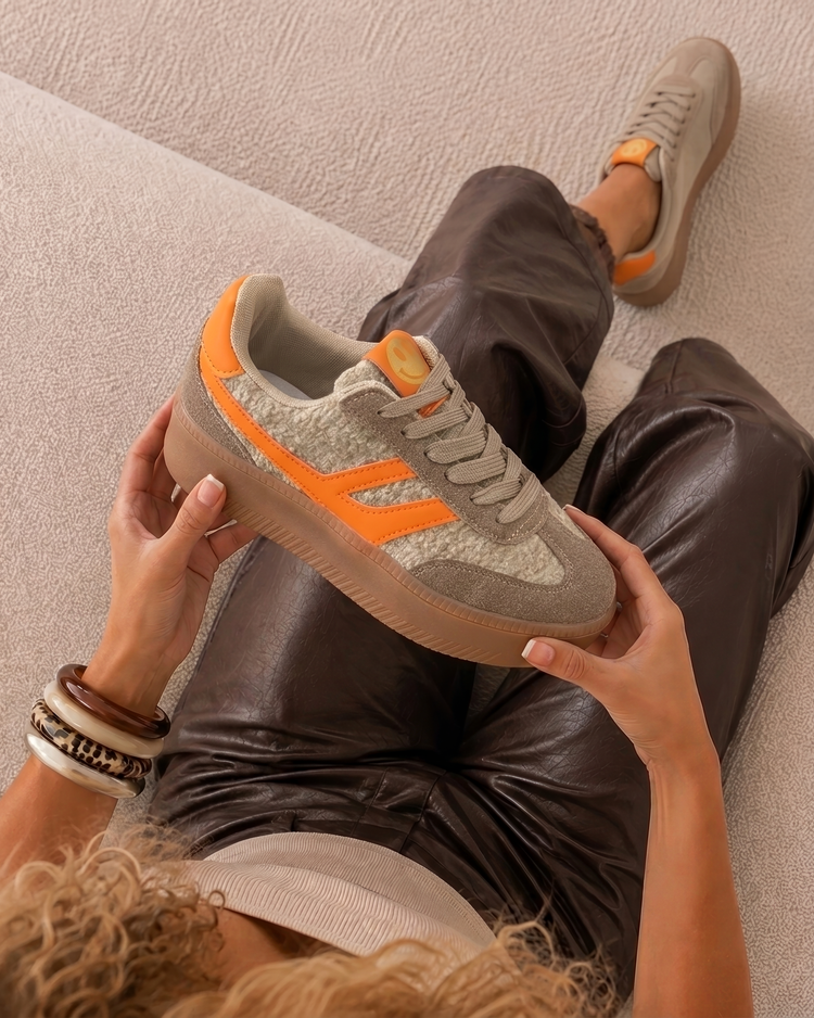 Keep Smiling Sneaker - Green