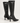 Stretchy PU Hoge Laarzen - Black