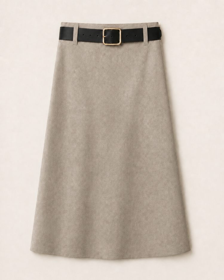 Suedine Maxi Rok