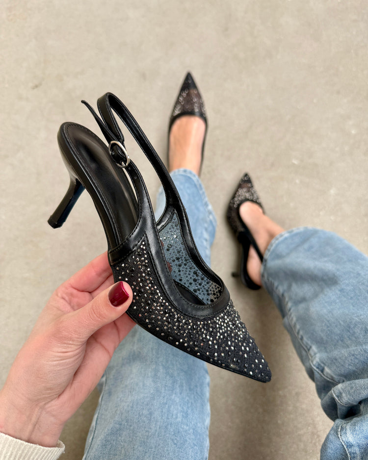 Superstar Black Heels