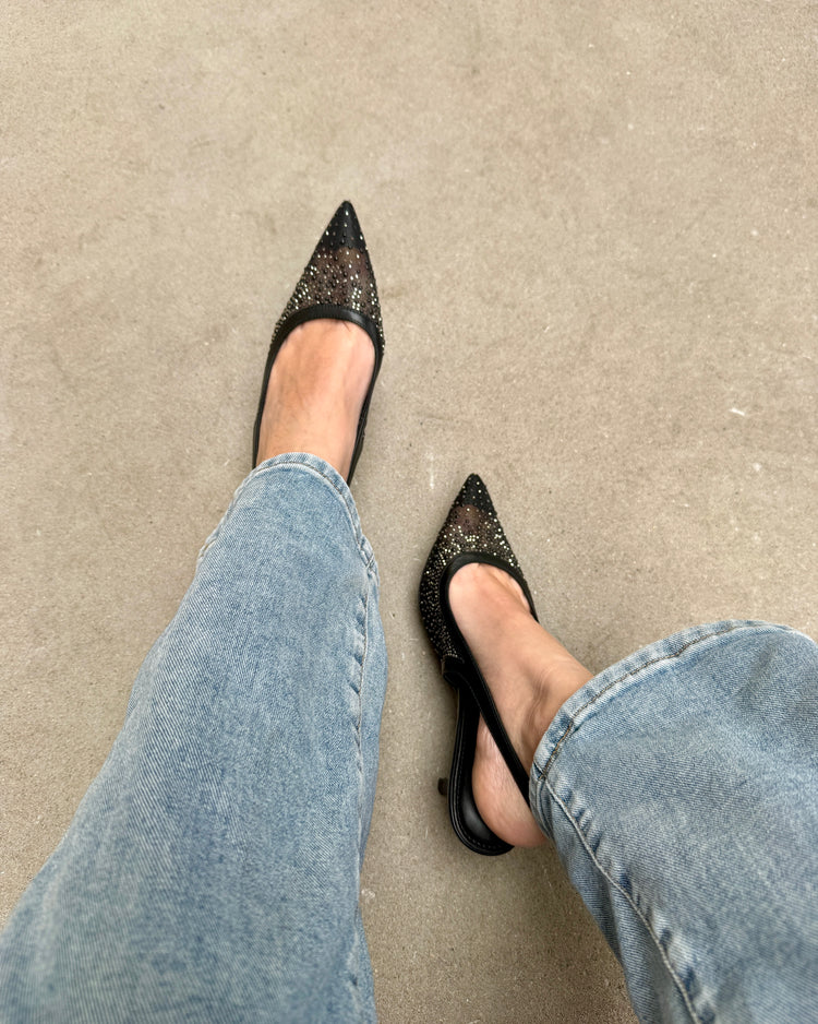 Superstar Black Heels