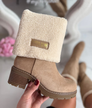 Tutto Omslag Beige Boots