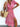 Imprime Fuxia/Orange Dress