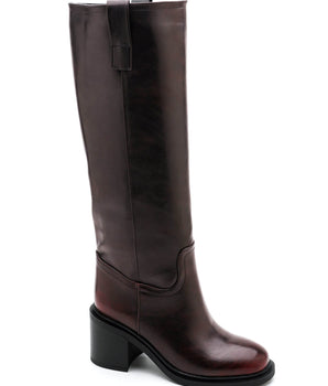 Samira High Bordeaux Boots