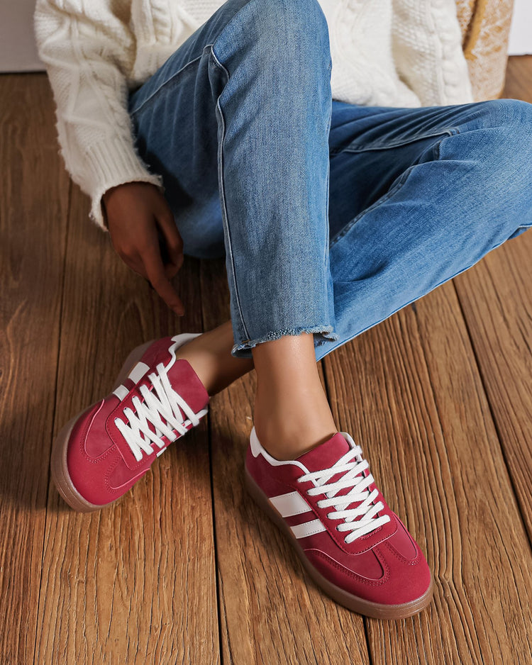 Marcella Red Sneaker