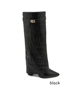 Lock Special Black Boots