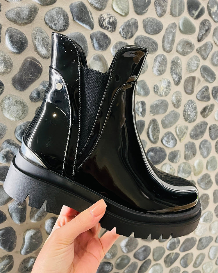 Xanne Patent Black Boots
