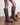 Triple Buckle Boots - Brown in Brown