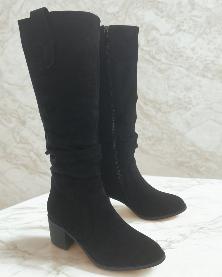Margo Black High Boots