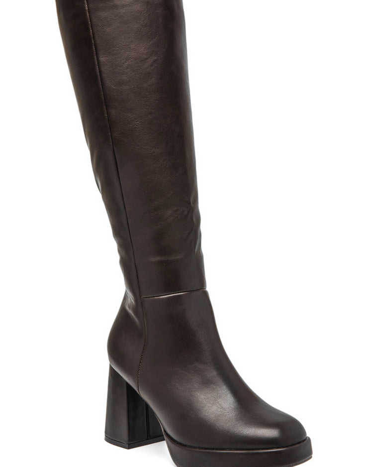 Wysokie buty Carry – brązowe – zdjęcie 2