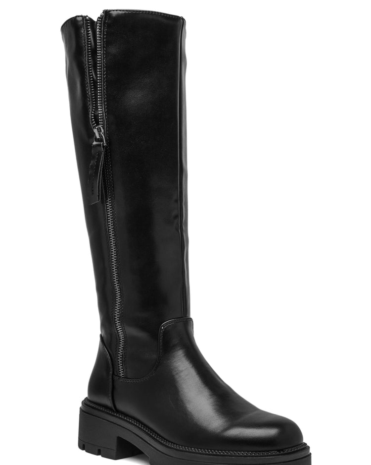 Wysokie buty Karo - Czarne – zdjęcie 3