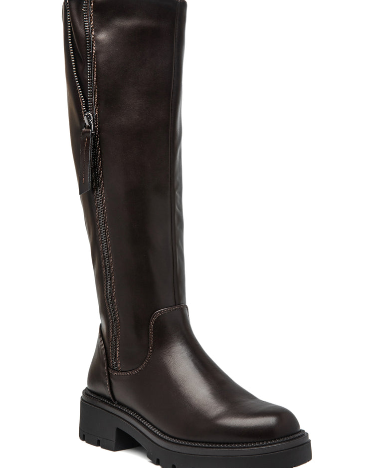 Wysokie buty Karo - Brązowe – zdjęcie 3