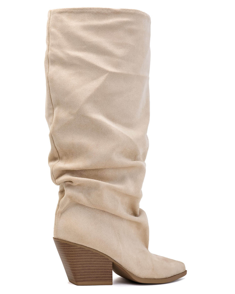 Drop-off High Boots - Beige – image 4