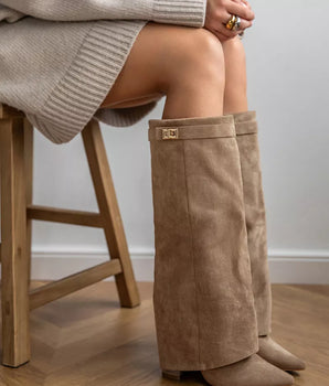 Lock Khaki Boots