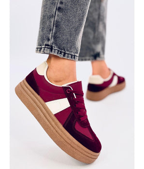 No Rules Burgundy Sneaker