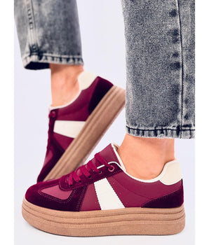 No Rules Burgundy Sneaker