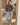 Checked Cropped Blouse in burgundy