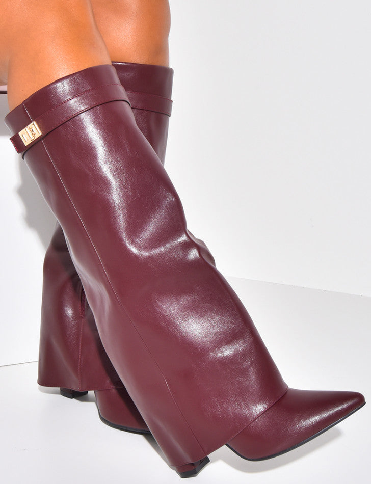 Lock Bordeaux Boots