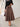 Bow Maxi Rok in Brown