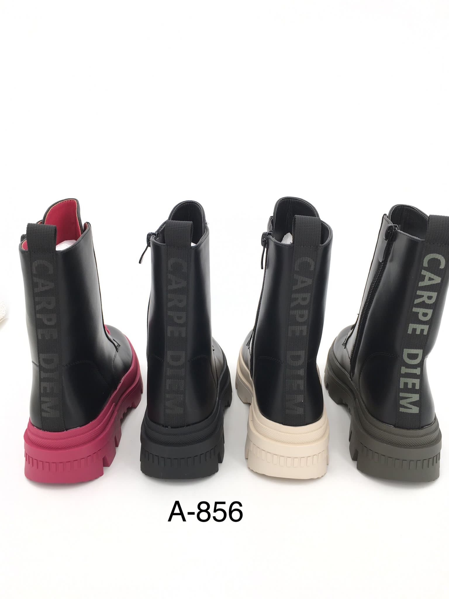 A-856b schwarze Stiefel