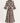 Checkered Maxi Dress – Brown