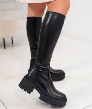 Iwana Black High Boots