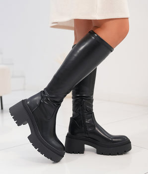 Iwana Black High Boots