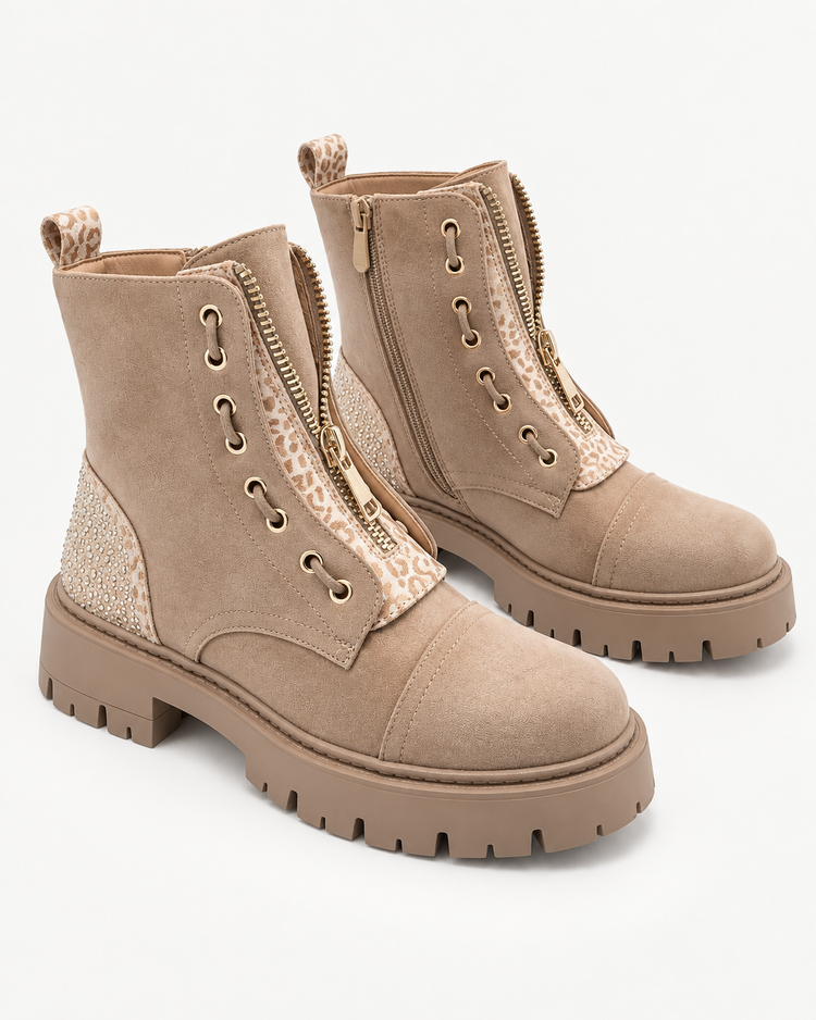 Jada Chunky Veterboots Beige productfoto detail