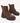 Jada Chunky Lace Up Boots Brown product photo side