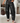 Leather-look Ballon Pants in Black