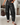 Leather-look Ballon Pants in Black