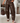 Leather-look Ballon Pants in Brown