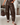 Leather-look Ballon Pants in Brown