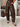 Leather-look Ballon Pants in Brown