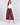 Leatherlook Cropped Wide-Leg Pants in burgundy