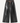 Leatherlook Cropped Wide-Leg Pants in black