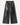 Leatherlook Cropped Wide-Leg Pants in black