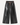 Leatherlook Cropped Wide-Leg Pants in black