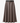 Leatherlook Midi Skirt in brown