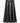 Leatherlook Midi Skirt in black