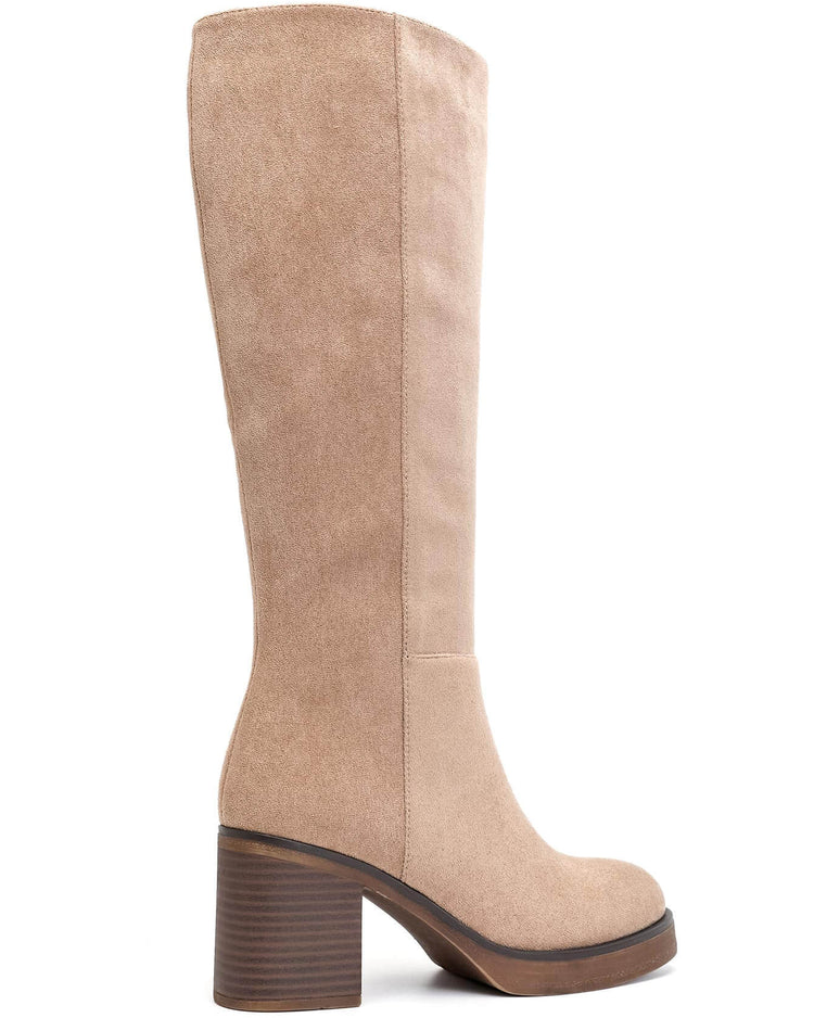 Maud High Boots Taupe dameslaars